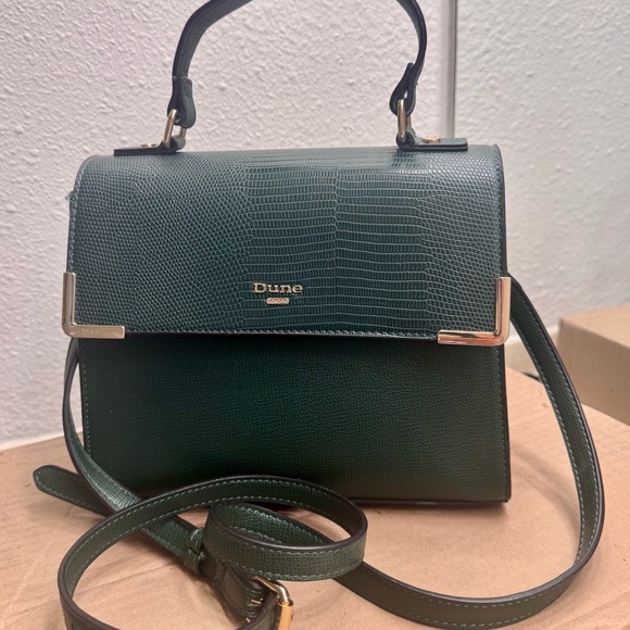 Dune Forest Green Satchel Bag - Picture 1 of 1